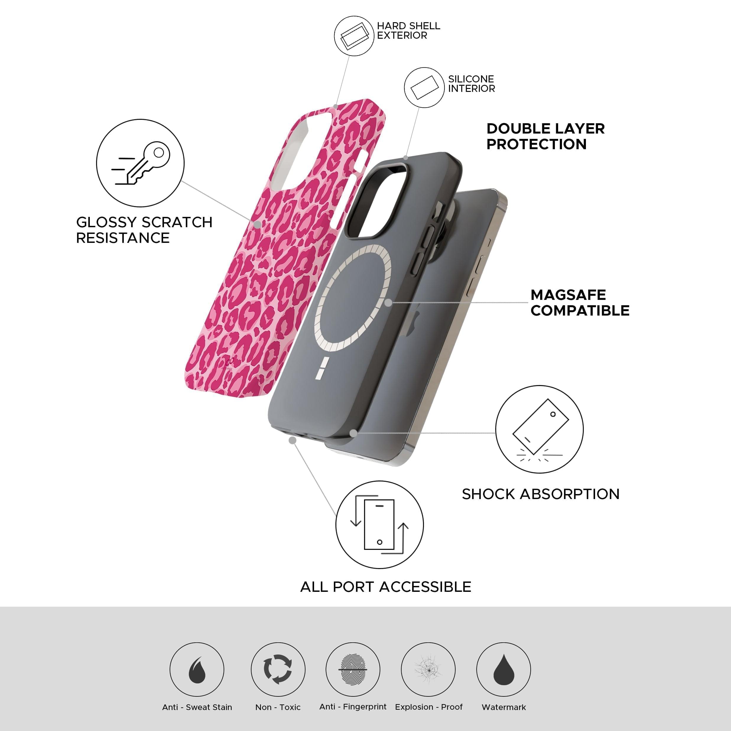 iPhone 14 Pro Max Cover | Aphrodisiac Leopard | ARTSYPOD ©